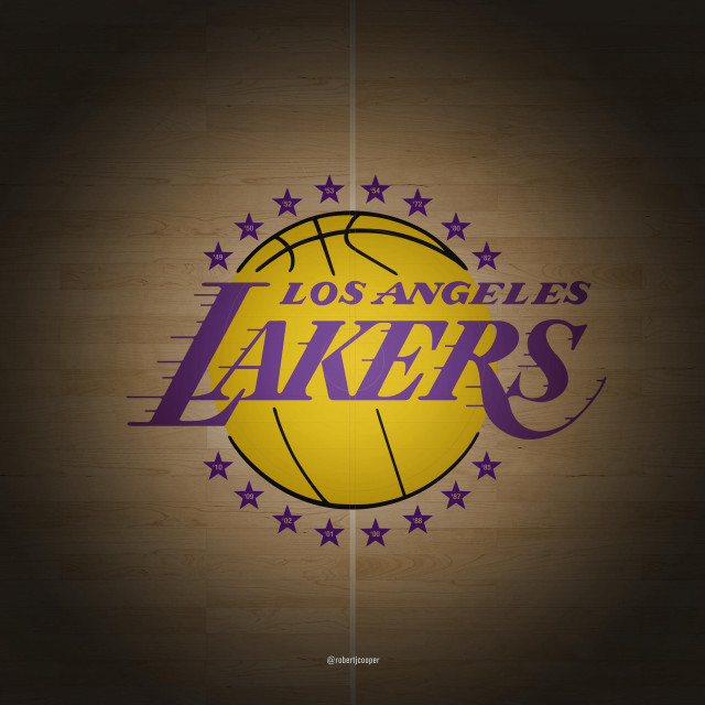 Lakers logo wooden wall stars free wallpaper - medium preview image