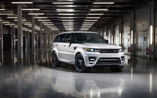 White range rover parking garage #2 free wallpaper - medium preview image