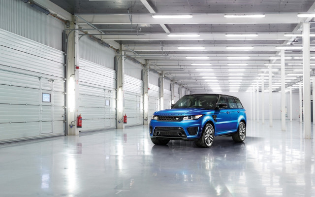 Blue range rover garage white #3 free wallpaper - medium preview image
