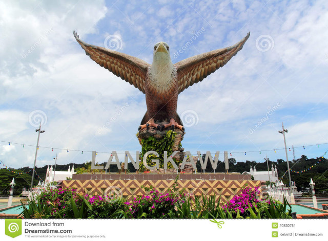 Large bird statue sky flowers free wallpaper - medium preview image