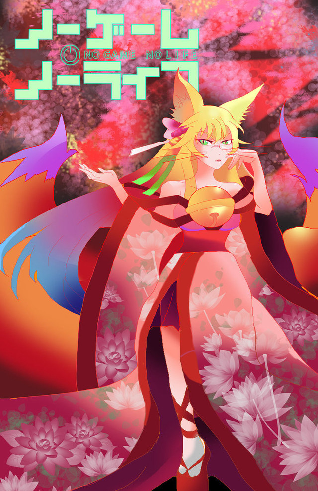 Woman red dress cat flowered free wallpaper - medium preview image