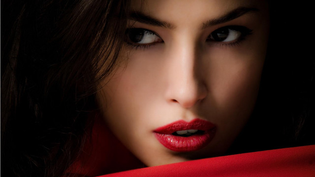 Araceli gilbert red lipstick fashion free wallpaper - medium preview image