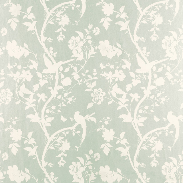 Floral wallpaper bird branch tree free wallpaper - medium preview image