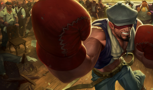 Man boxing glove crowd room free wallpaper - medium preview image