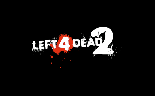 Black background left4dead2 red white free wallpaper - medium preview image