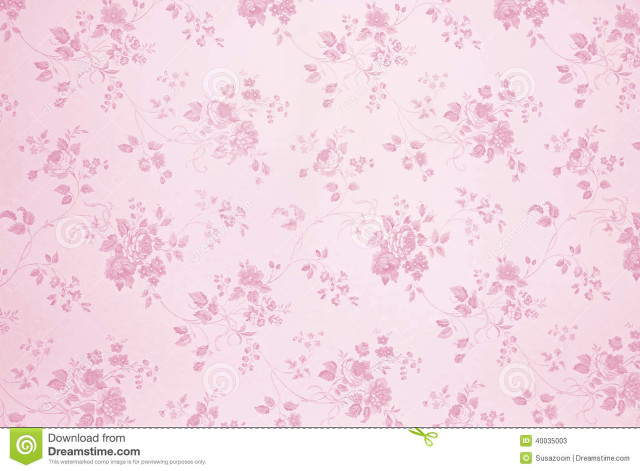 Pink floral background white border free wallpaper - medium preview image