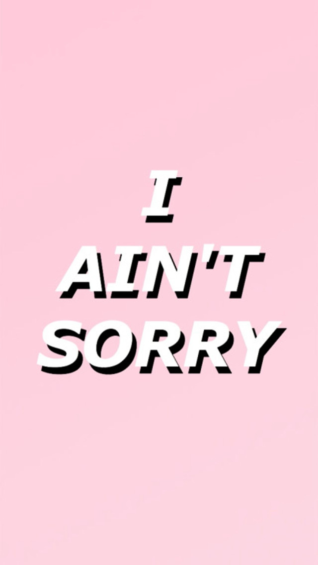 Pink background i didnt sorry free wallpaper - medium preview image