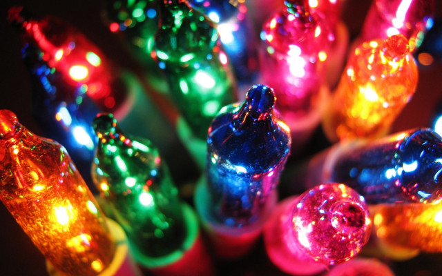 Colorful lights glowing brightly shining free wallpaper - medium preview image