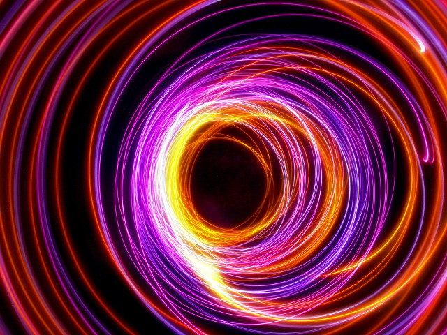 Colorful swirl light dark black free wallpaper - medium preview image