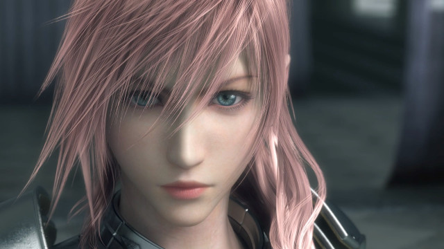 Pink hair blue eyes metal free wallpaper - medium preview image