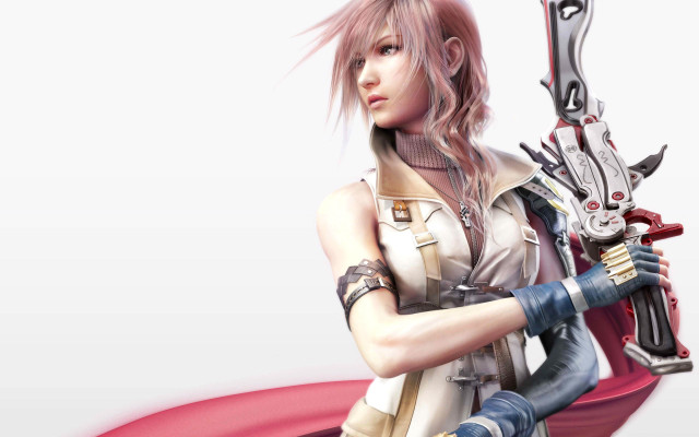 Woman holding sci fi image free wallpaper - medium preview image