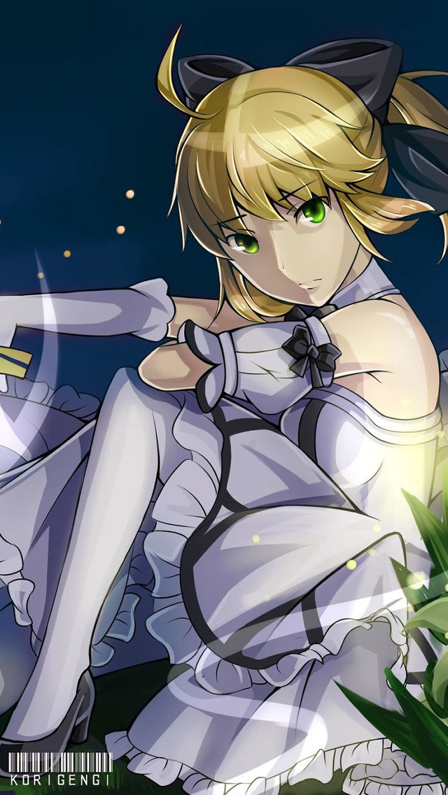 Gothic armor dress cat eared free wallpaper - medium preview image