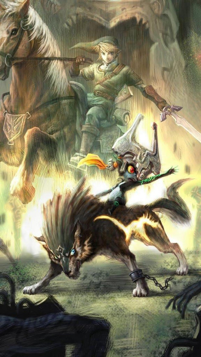 Man horse dog cat field free wallpaper - medium preview image