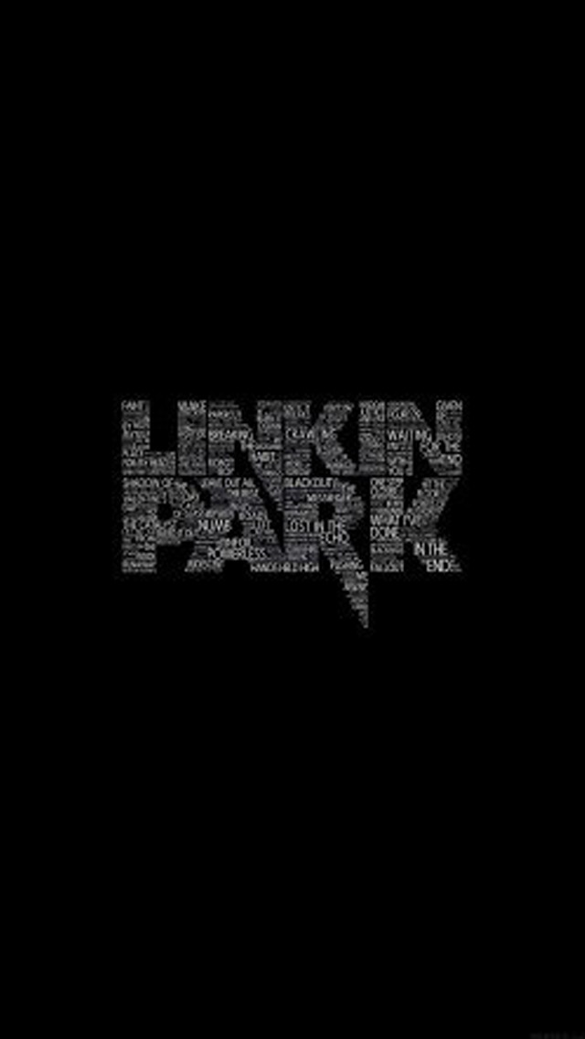 Black background link white letters free wallpaper - medium preview image