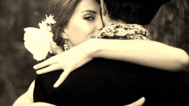Woman hugging man graduation flower free wallpaper - medium preview image
