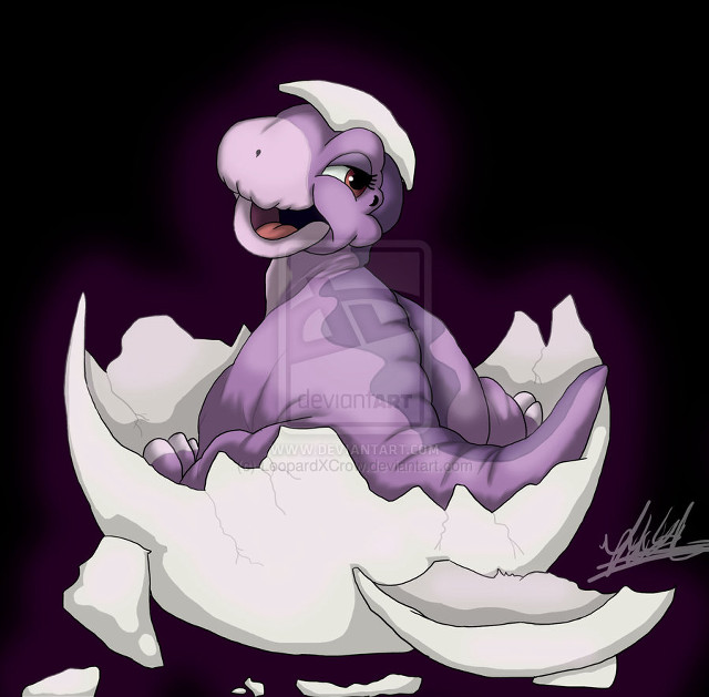 Purple dinosaur sitting egg shell free wallpaper - medium preview image