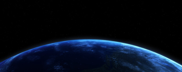 Blue planet starry sky aurora #2 free wallpaper - medium preview image