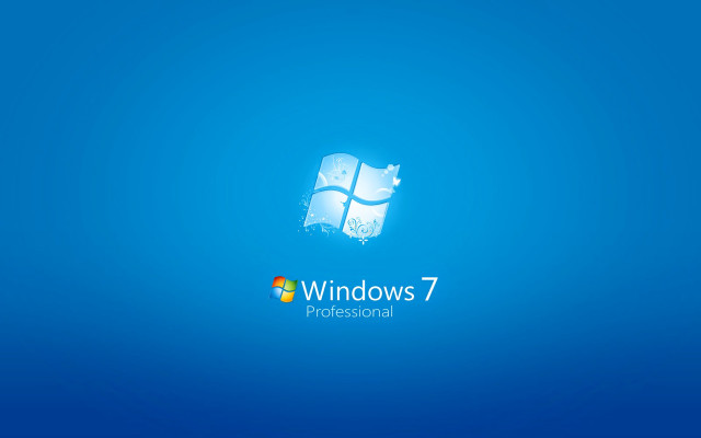 Blue wallpaper windows7 logo blue free wallpaper - medium preview image