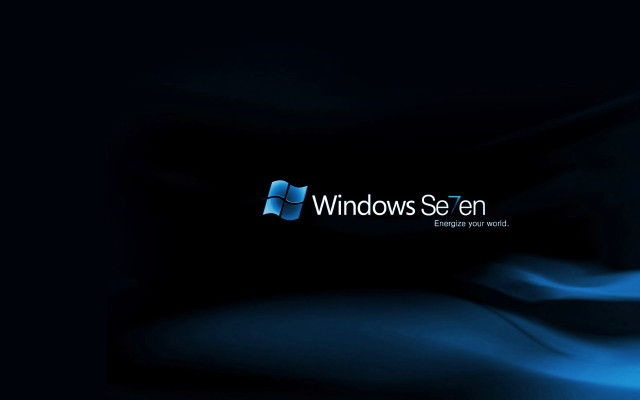 Blue background windows selen logo free wallpaper - medium preview image