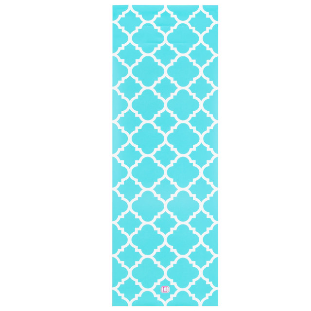 Blue white rug arabesque pixelart free wallpaper - medium preview image