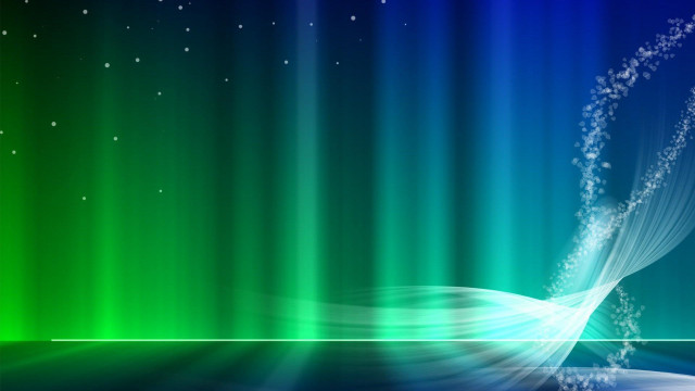 Green blue background stars wave free wallpaper - medium preview image