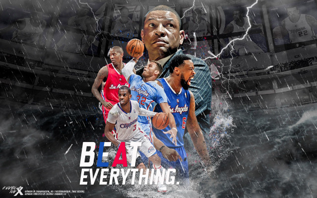 Basketball players rain basketball air free wallpaper - medium preview image