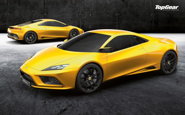 Yellow sports cars dark room free wallpaper - medium preview image