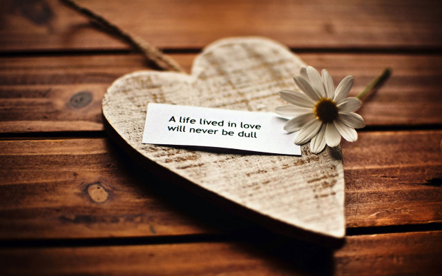 Heart shaped paper flower note #3 free wallpaper - medium preview image