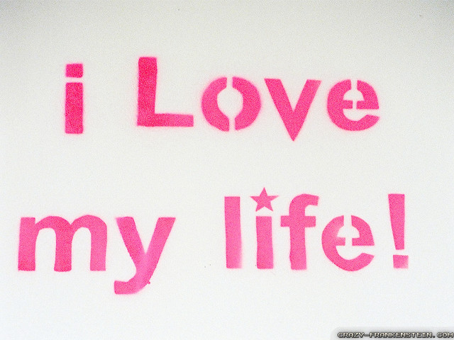 Pink sign i love my #2 free wallpaper - medium preview image