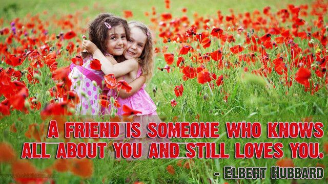 Girls hugging red flowers friends free wallpaper - medium preview image