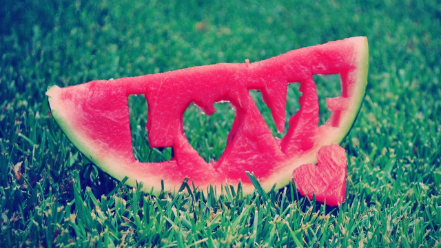 Watermelon love grass image cutout #2 free wallpaper - medium preview image