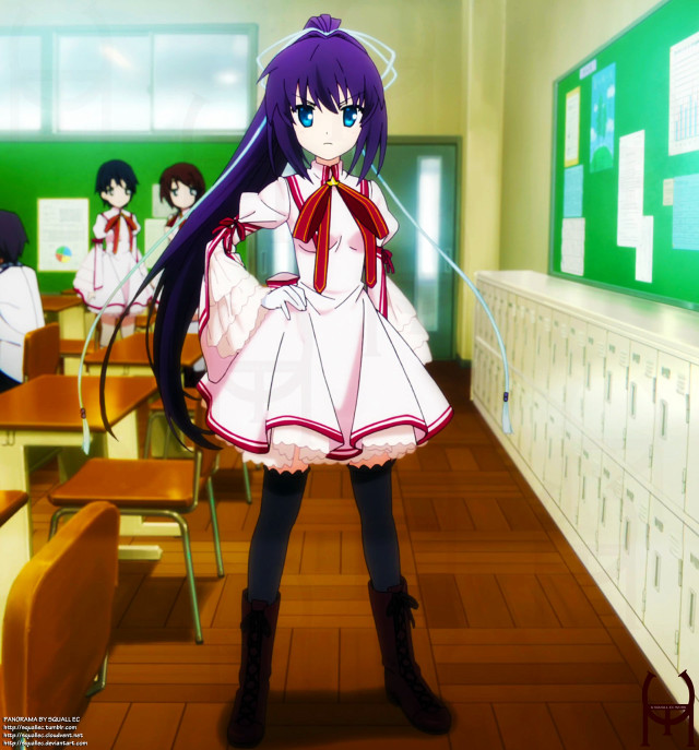Girl school uniform classroom other free wallpaper - medium preview image