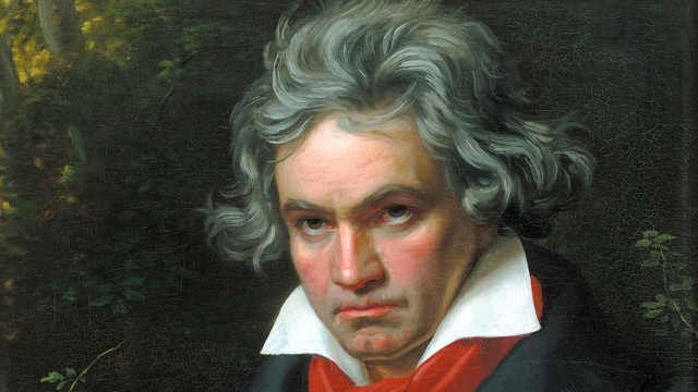 Neoclassical portrait man greyhair redbowtie free wallpaper - medium preview image