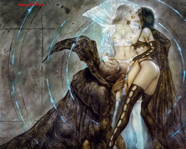 White dress woman giant bird free wallpaper - medium preview image