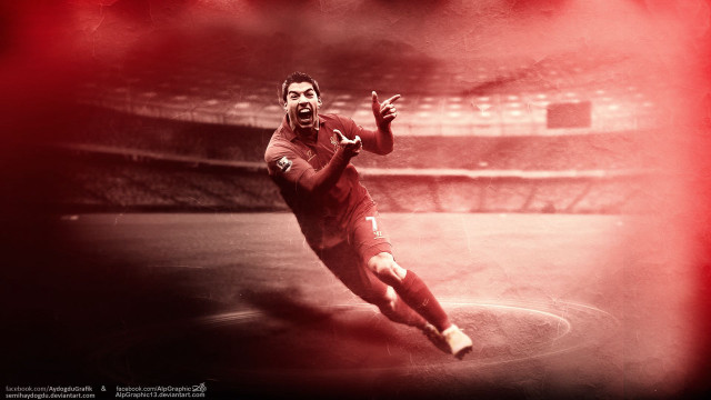 Man running soccer field red free wallpaper - medium preview image