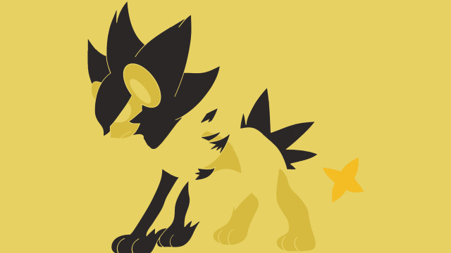 Yellow background black white cat #7 free wallpaper - medium preview image