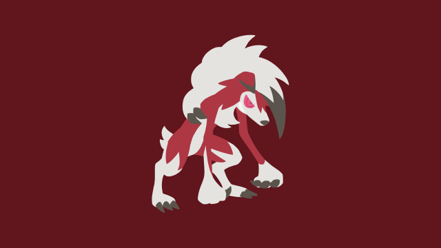Red wolf vector furry derf free wallpaper - medium preview image