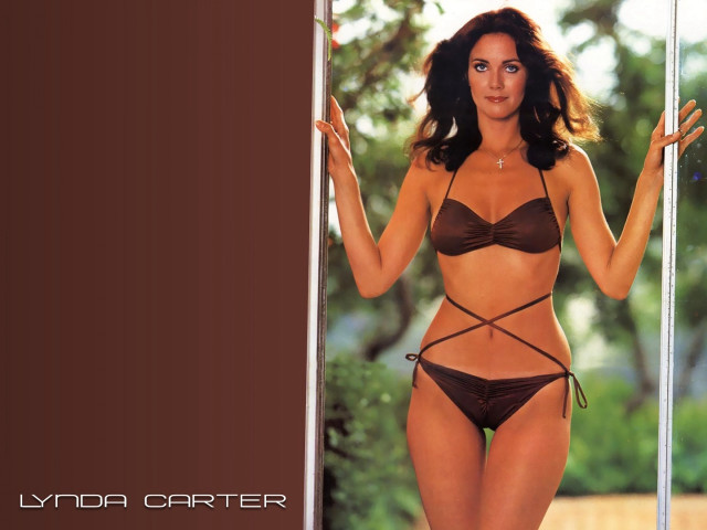 Woman bikini posing tie waist free wallpaper - medium preview image