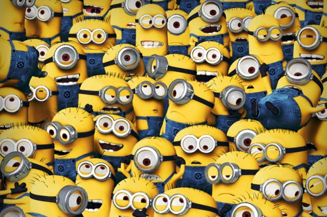 Minion faces bunch image pic free wallpaper - medium preview image