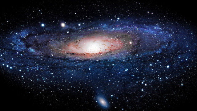 Colorful spiral galaxy bright light free wallpaper - medium preview image