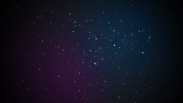 Starry sky galaxy moon aurora free wallpaper - medium preview image