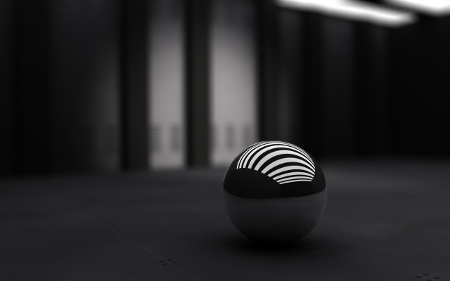 Black white photo ball room free wallpaper - medium preview image