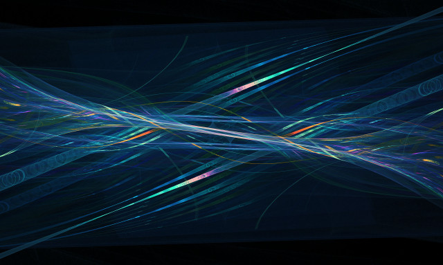 Blue yellow pattern lines dots free wallpaper - medium preview image