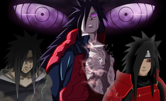 Anime characters group dark background #5 free wallpaper - medium preview image