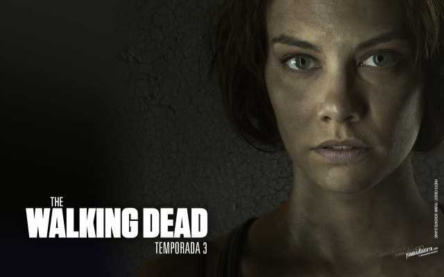 Woman serious look walking dead free wallpaper - medium preview image