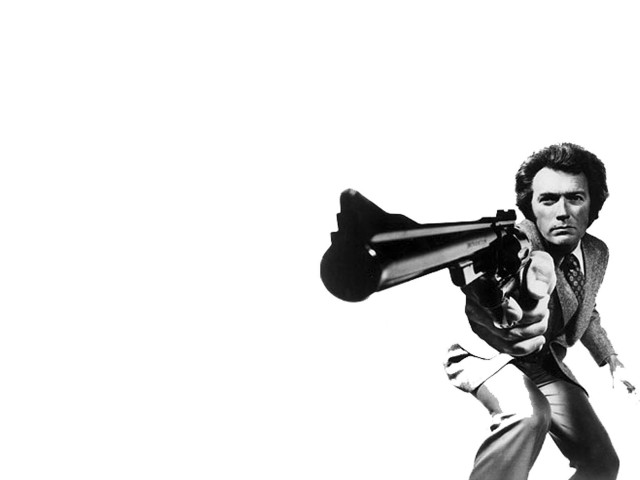 Man holding gun megaphone running free wallpaper - medium preview image