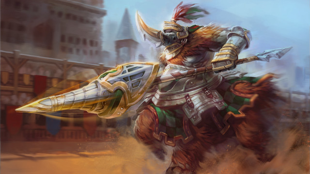 Man armor horse sword shield free wallpaper - medium preview image