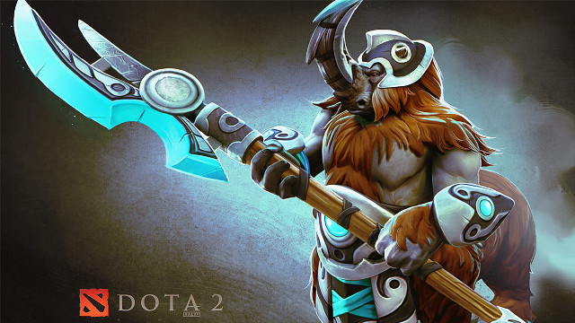 Man axe helmet horned face free wallpaper - medium preview image
