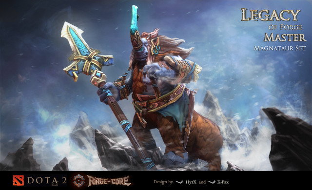 Dota2 character sword mountain background free wallpaper - medium preview image