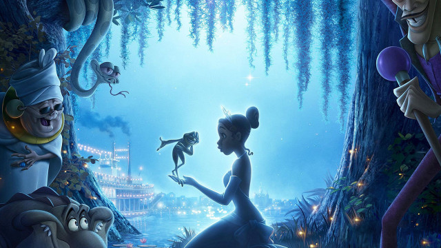 Enchanted forest woman cat disney free wallpaper - medium preview image